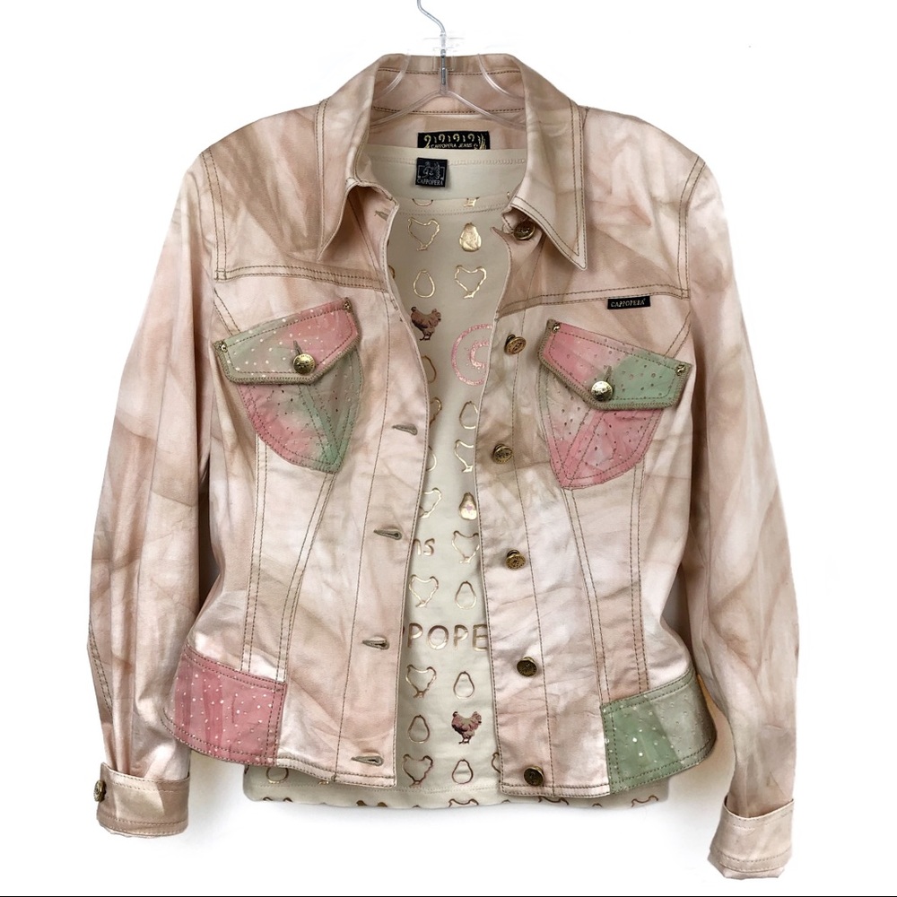 Cappopera Jeans Jean jacket with tank top 6